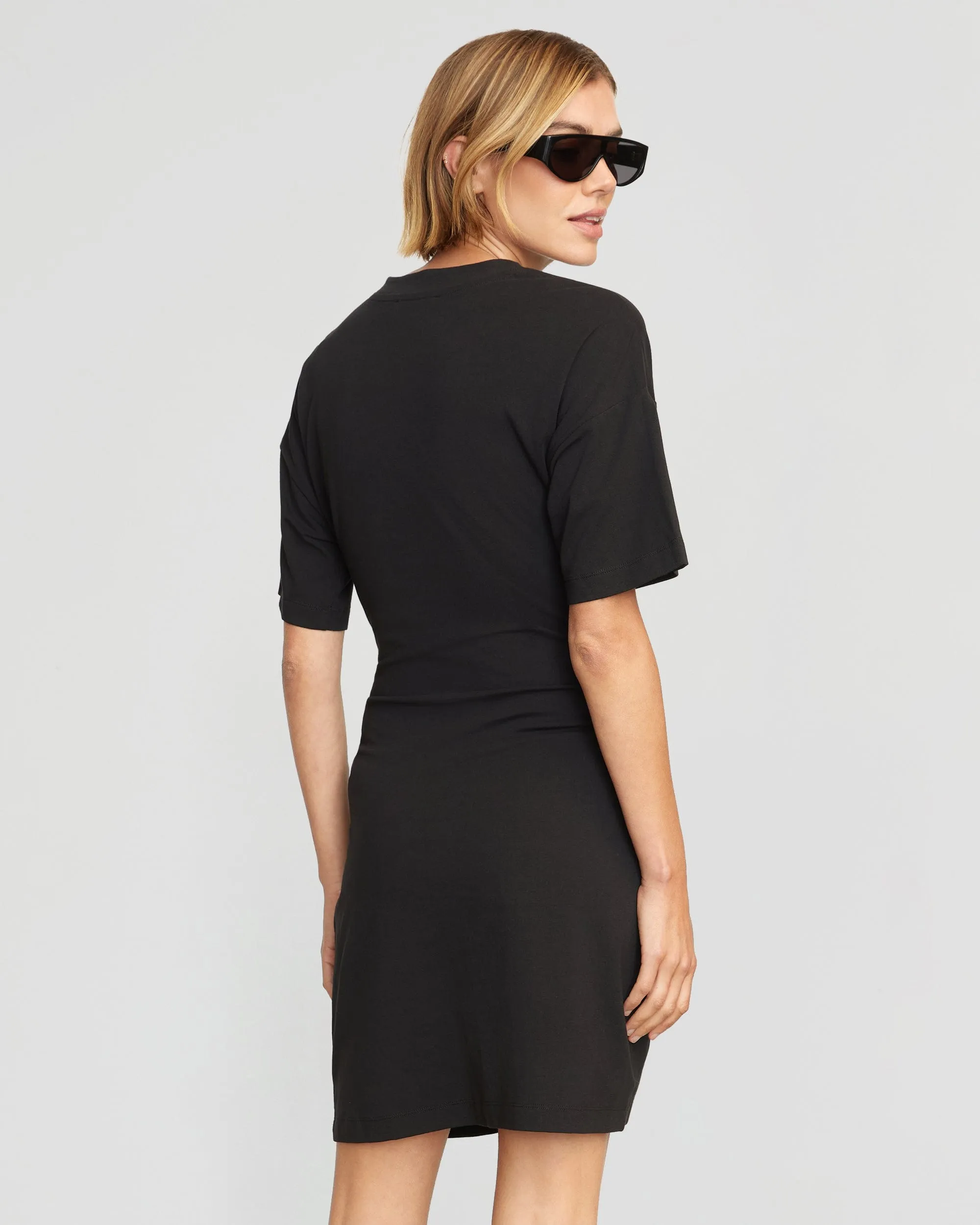 Fallon Organic Cotton T-Shirt Wrap Dress