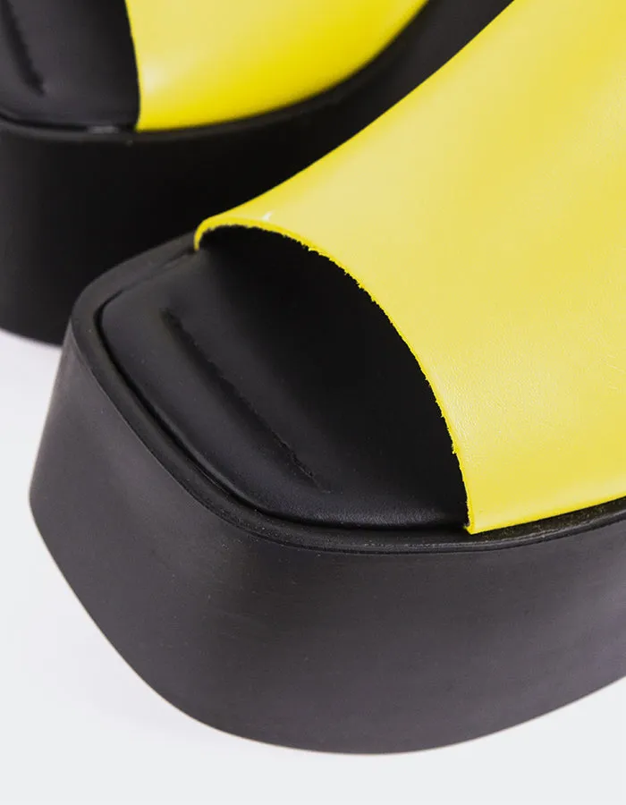 Fidèle Yellow Leather