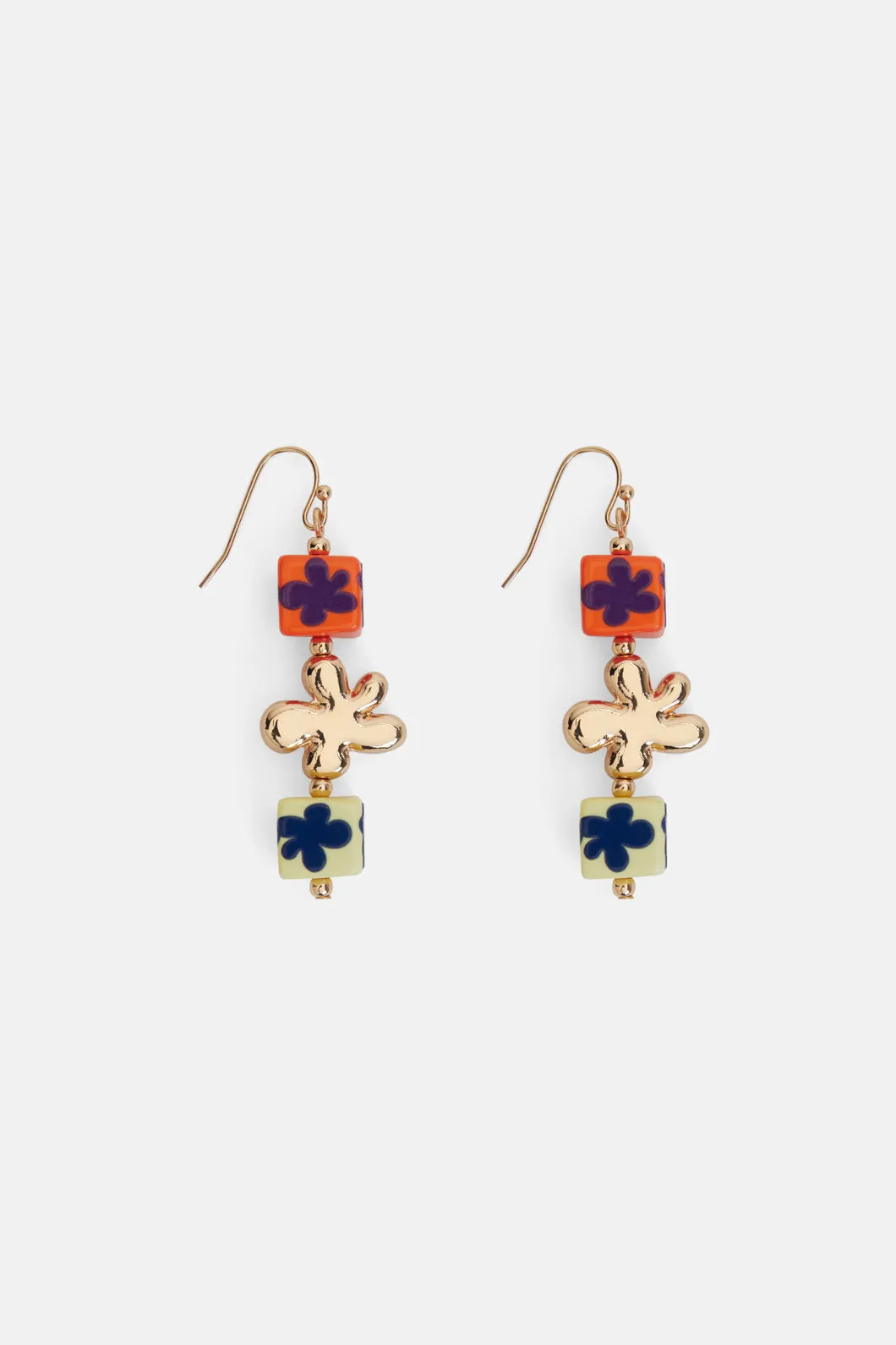 Flower Charm Earring