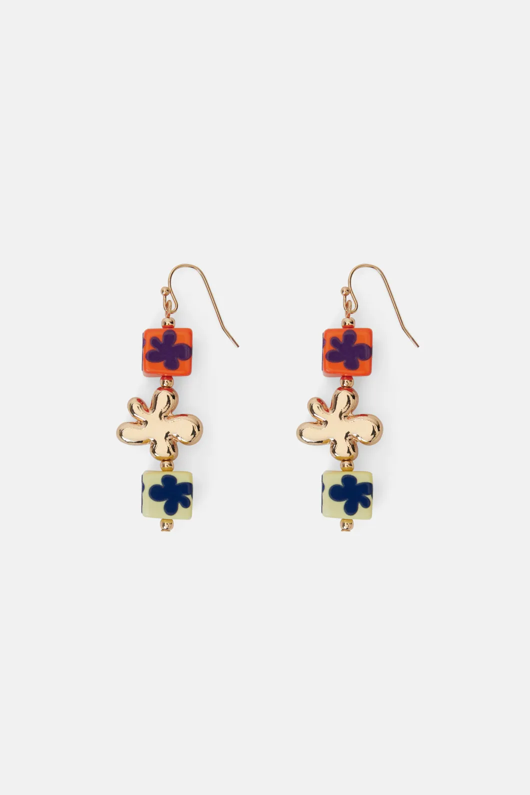 Flower Charm Earring