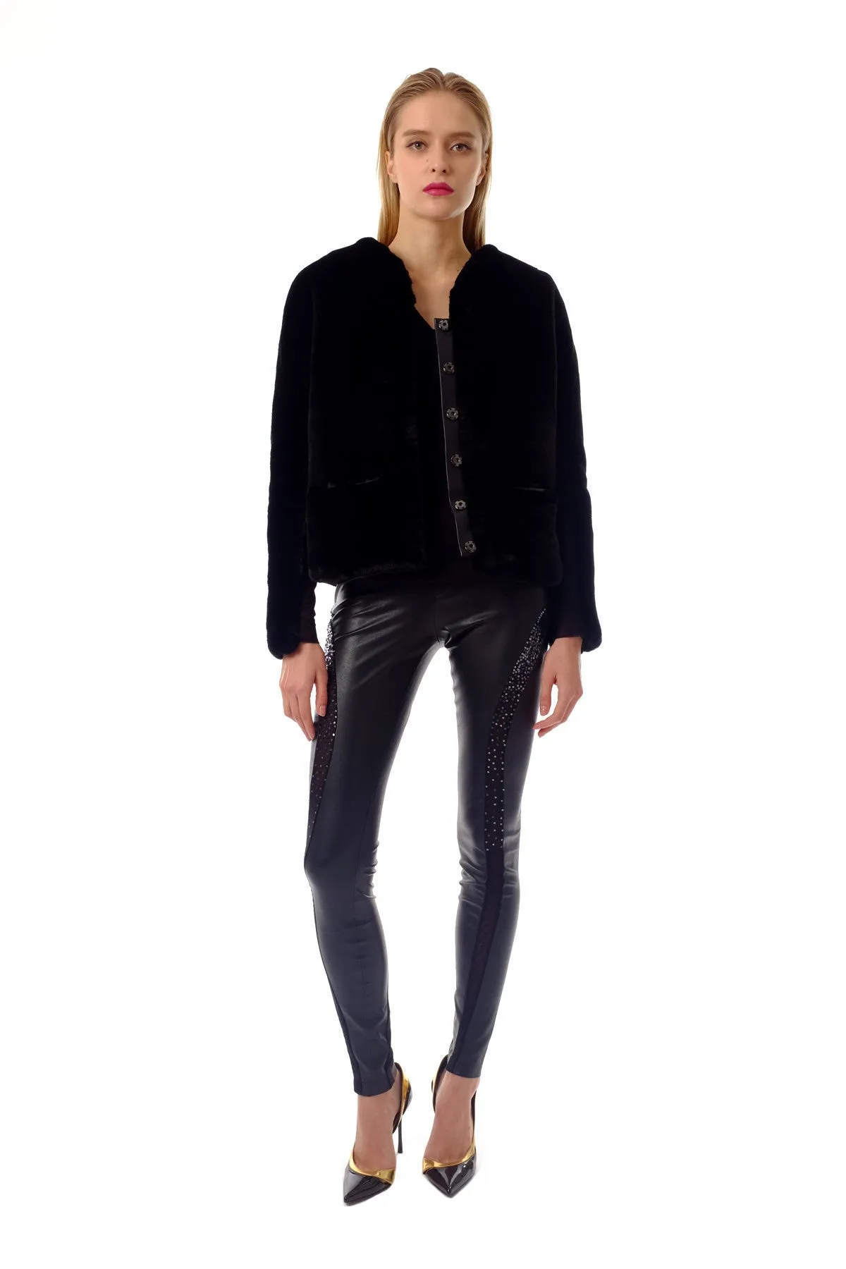 Fonda Leather Pants