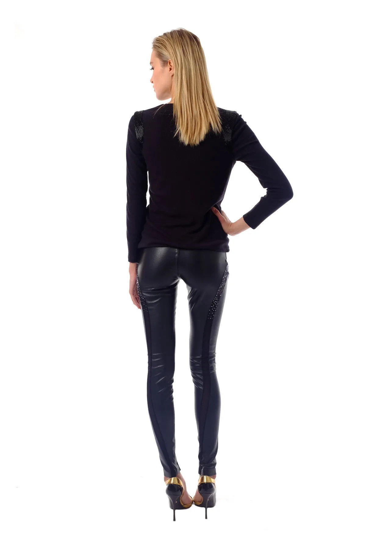 Fonda Leather Pants