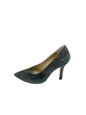 Footnotes, Women's Ileane Suede Pump, Grey, Size 7