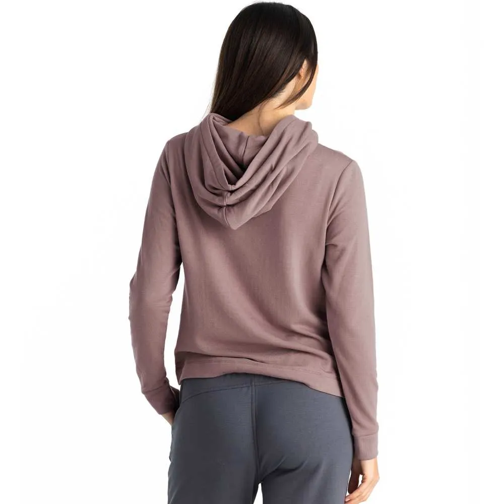 Free Fly Women's Bamboo Lightweight Fleece Cropped Hoodie