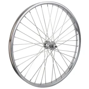 Ft Whl,24X2.125,Cp,Stl,36H 3/8'',Sw,Sil,100Mm 24'' Steel Cruiser/Comfort Wheels  Wheels  24''