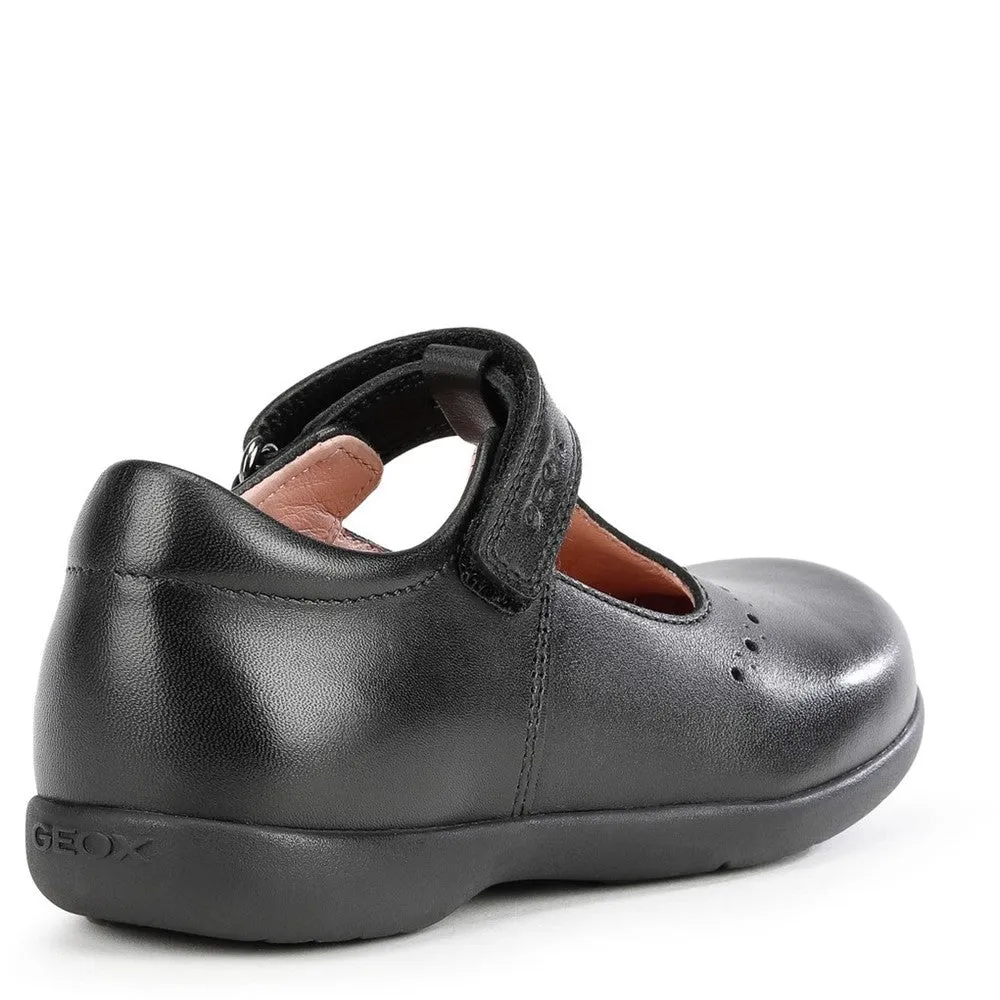 Geox Naimara T-Bar Junior School Shoes