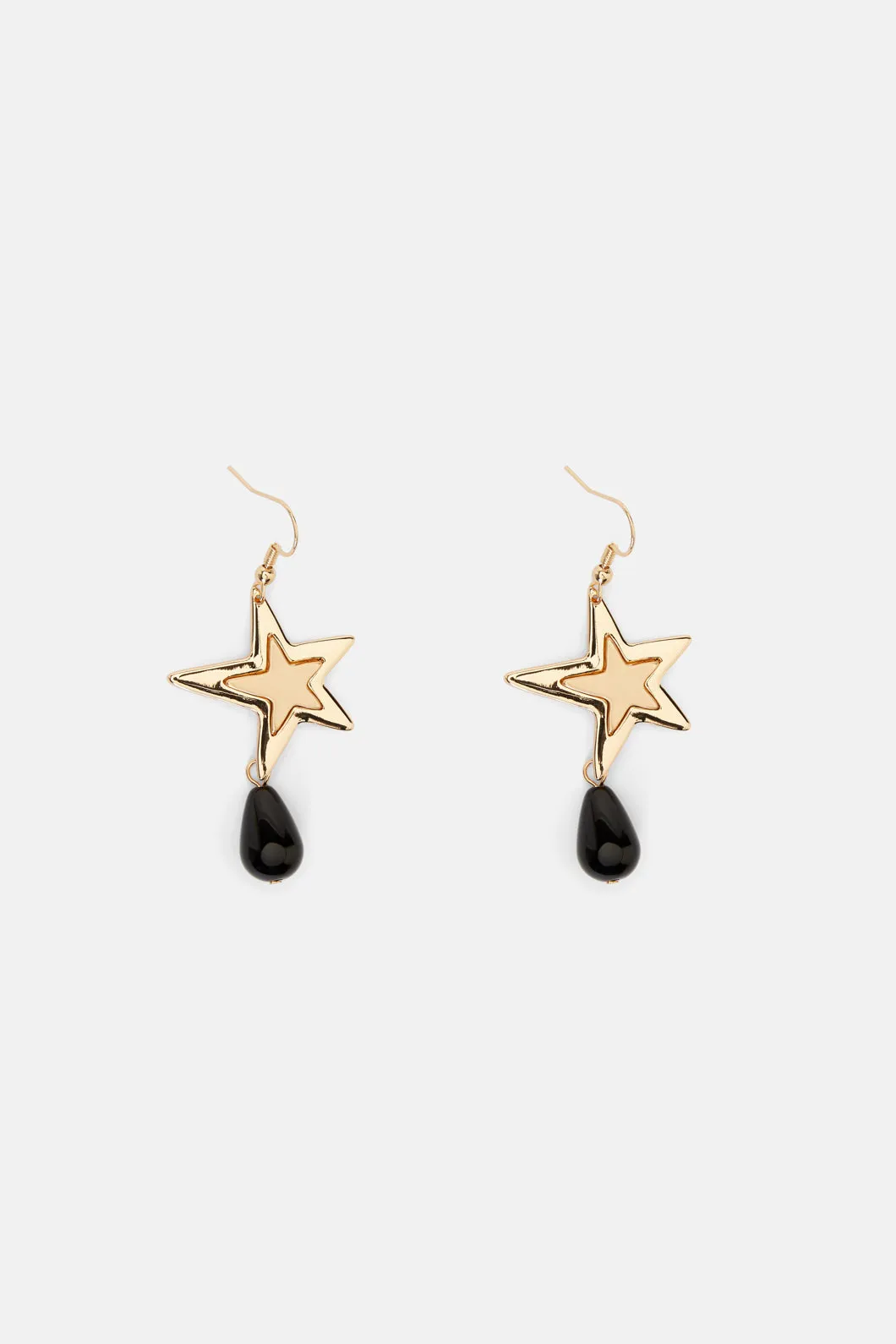 Golden Love Star Earrings