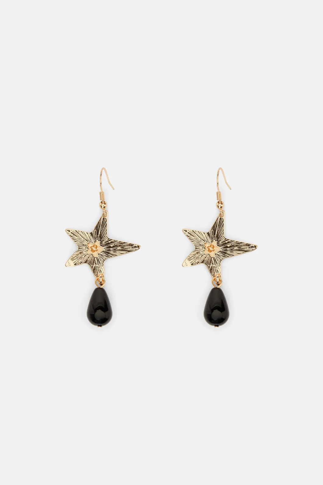 Golden Love Star Earrings