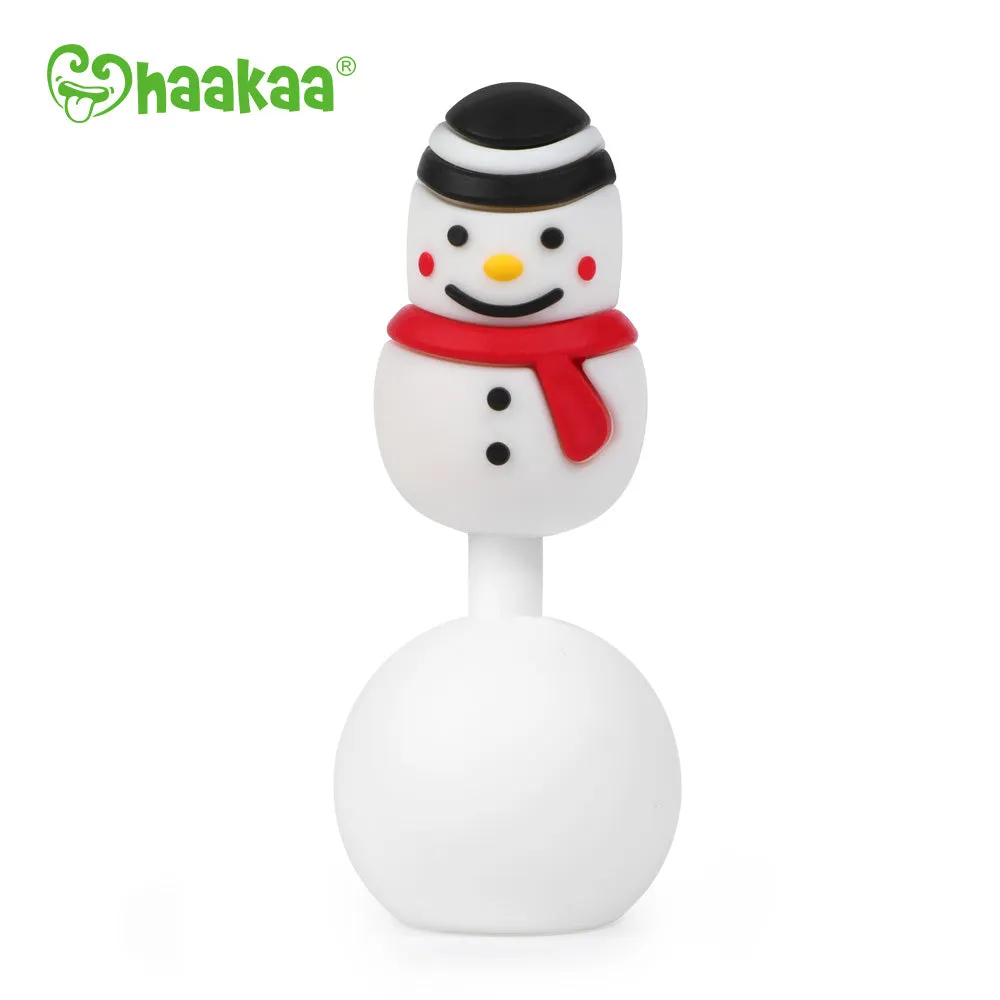 Haakaa Winter Holiday Silicone Breast Pump Stopper Gift Set 4 Pk (limited Edition)