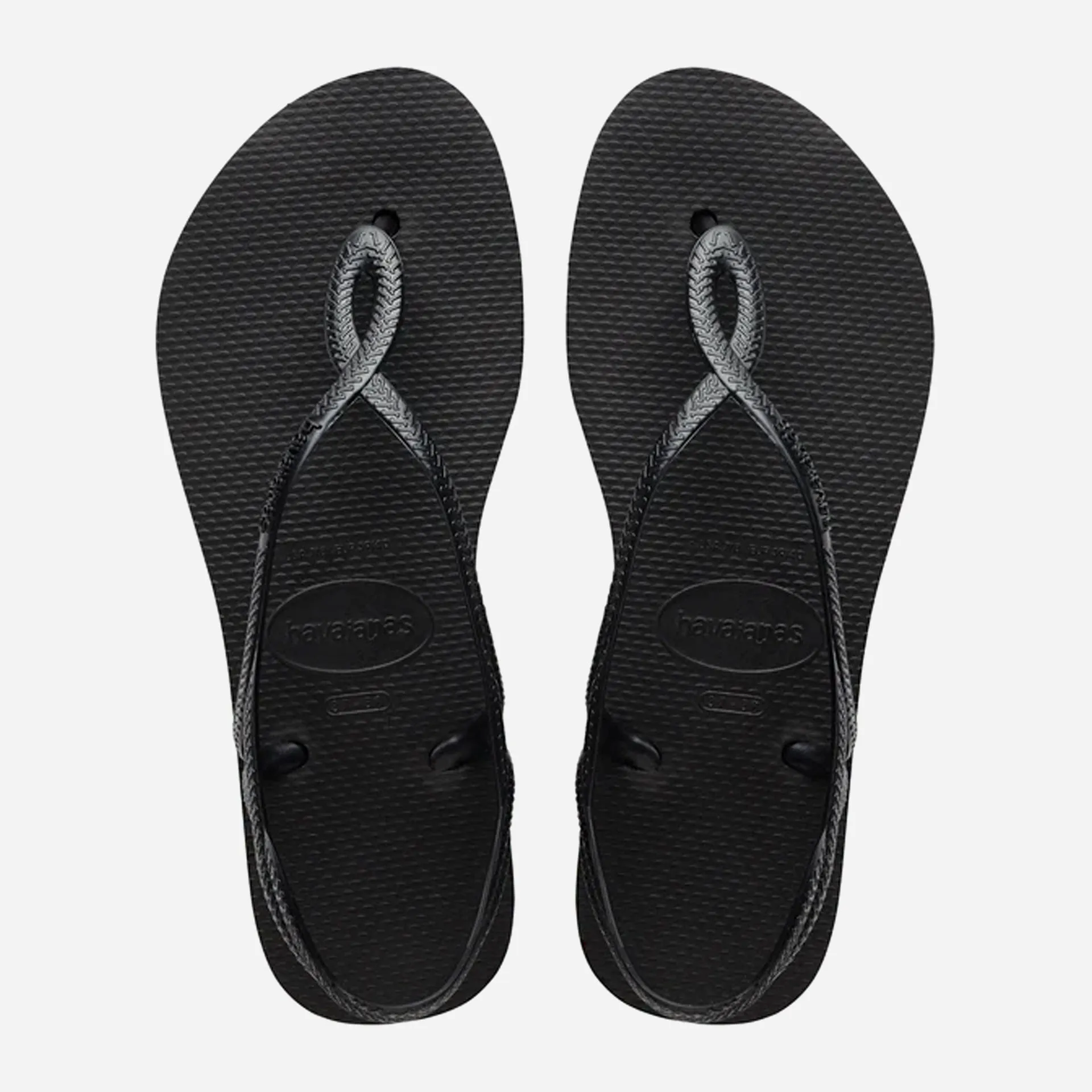 Havaianas Luna Flatform Flip Flops - Black