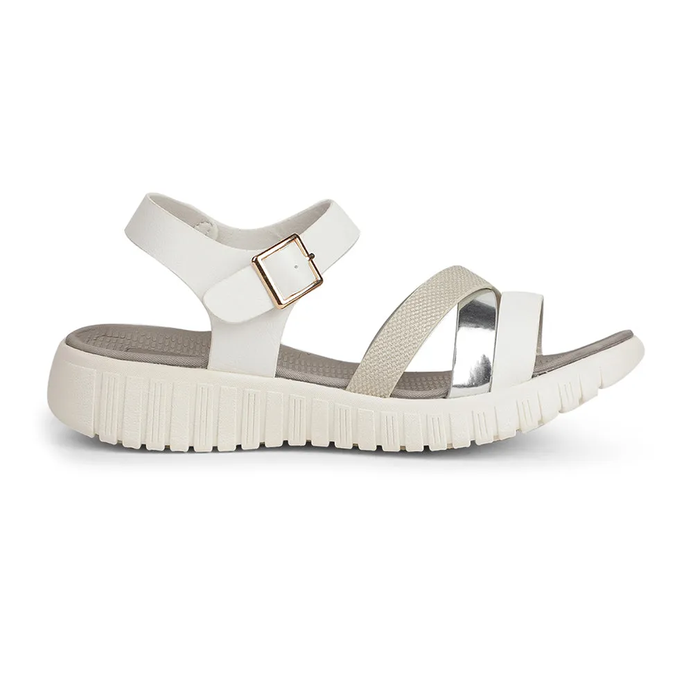 Healers Casual White Sandal For Women ZQ-AL-SN04 By Liberty