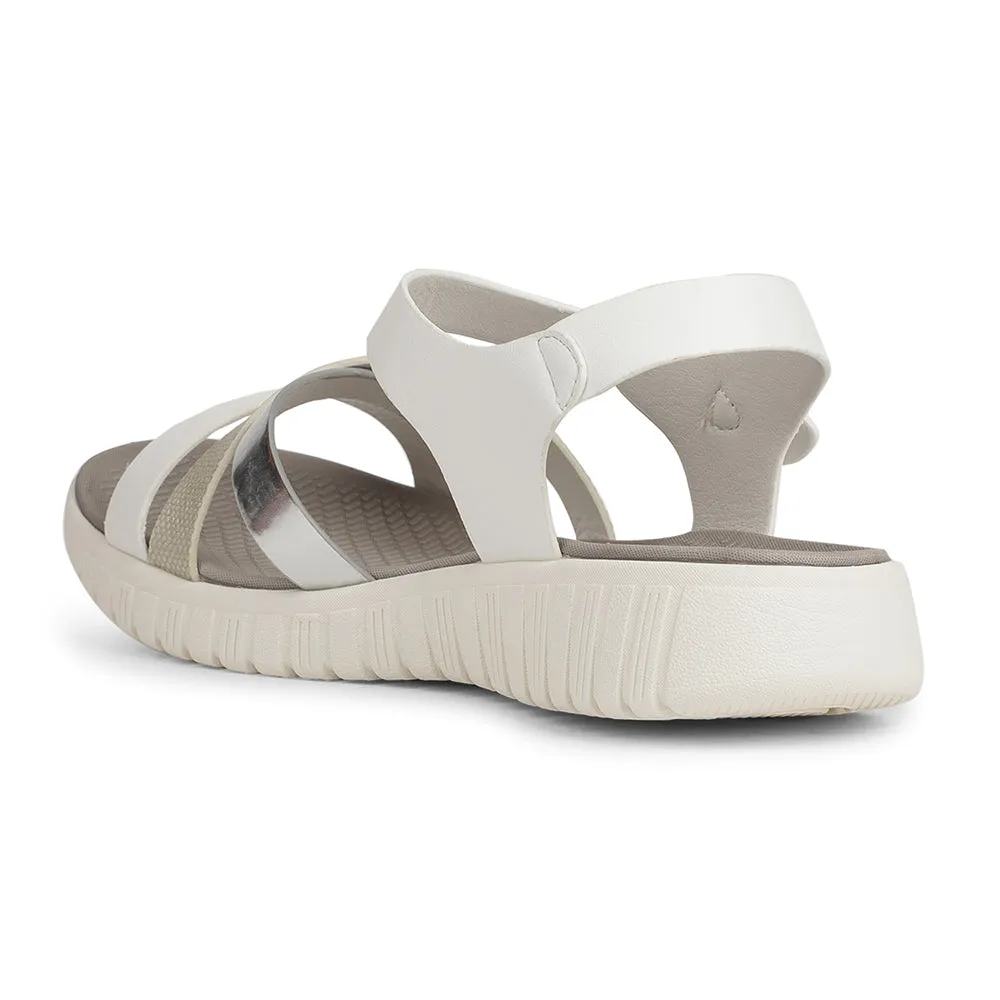 Healers Casual White Sandal For Women ZQ-AL-SN04 By Liberty