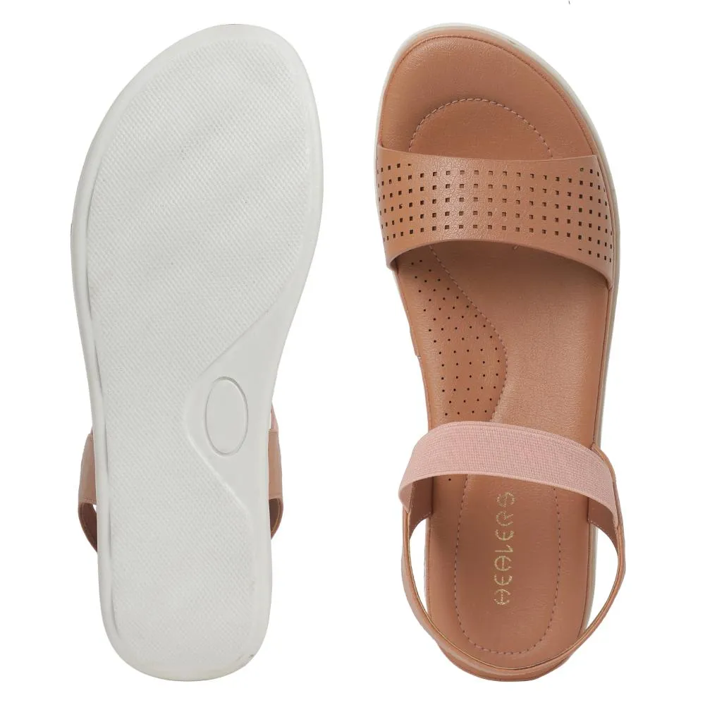 Healers Peach Casual Sandal For Women JD-39 By Liberty