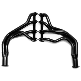 Hedman Hedders Street Headers - 1.75 in Primary - 3 in Collector - Black Paint - Ford FE-Series - Ford Fullsize Truck 1965-76 89120 - Pair