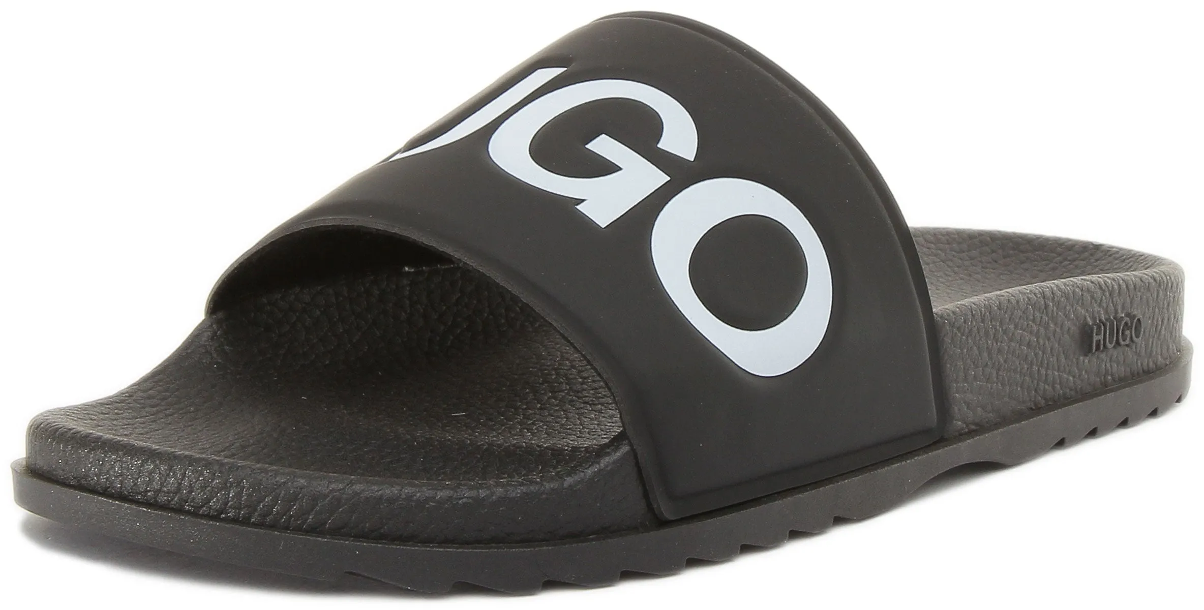 Hugo Match Sliders In Black For Men