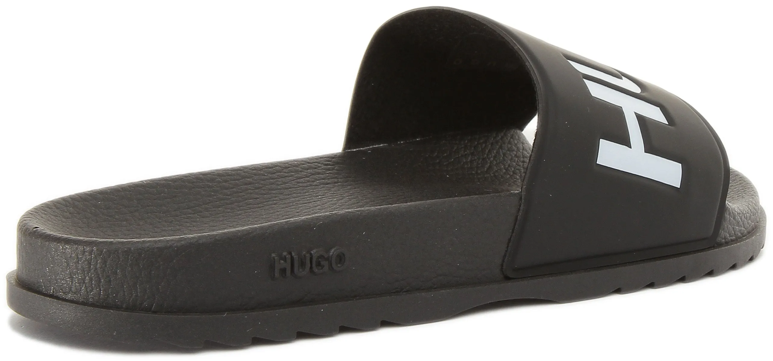 Hugo Match Sliders In Black For Men