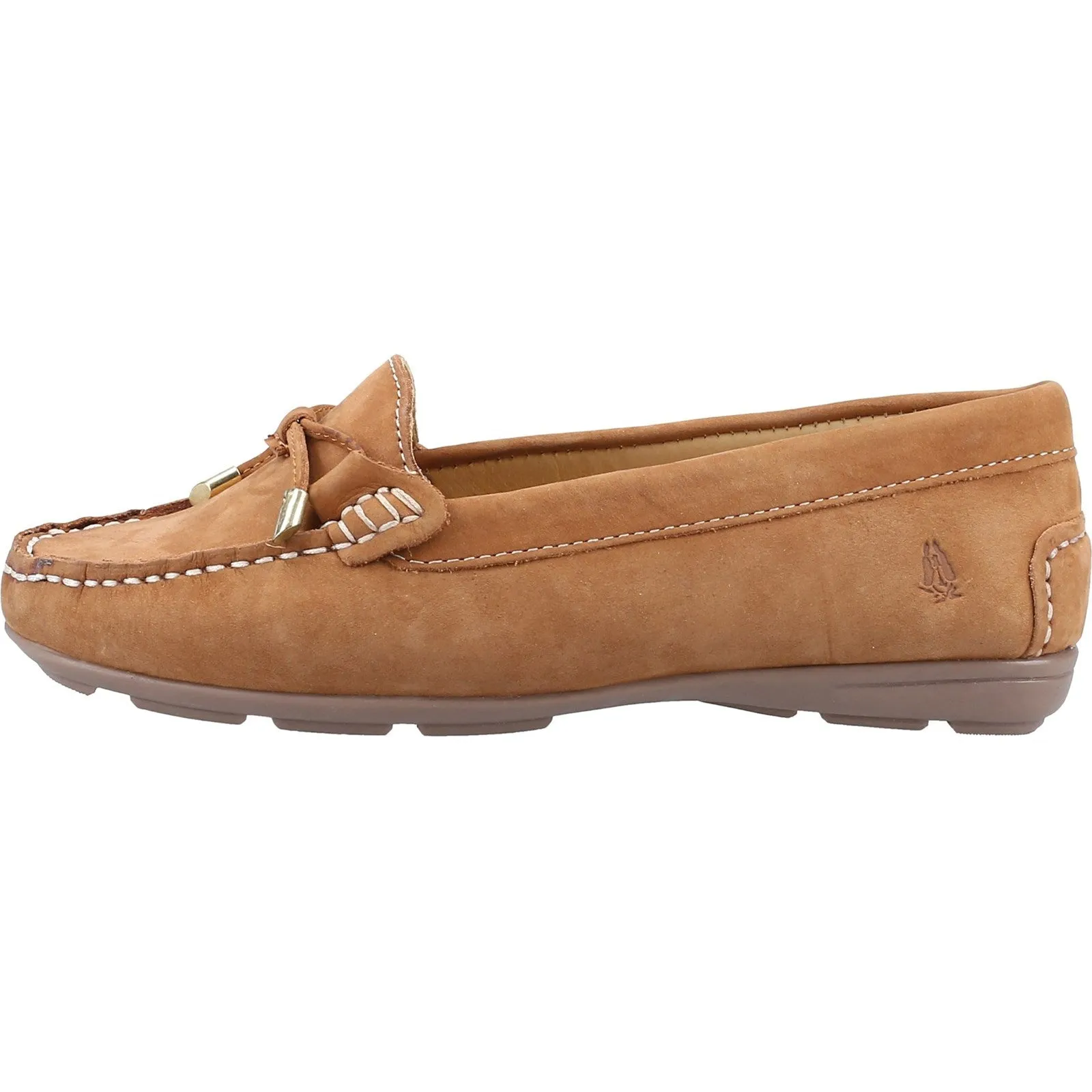 Hush Puppies Maggie Womens Tan Bow Loafer