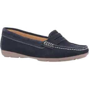 Hush Puppies Margot Womens Navy Loafer