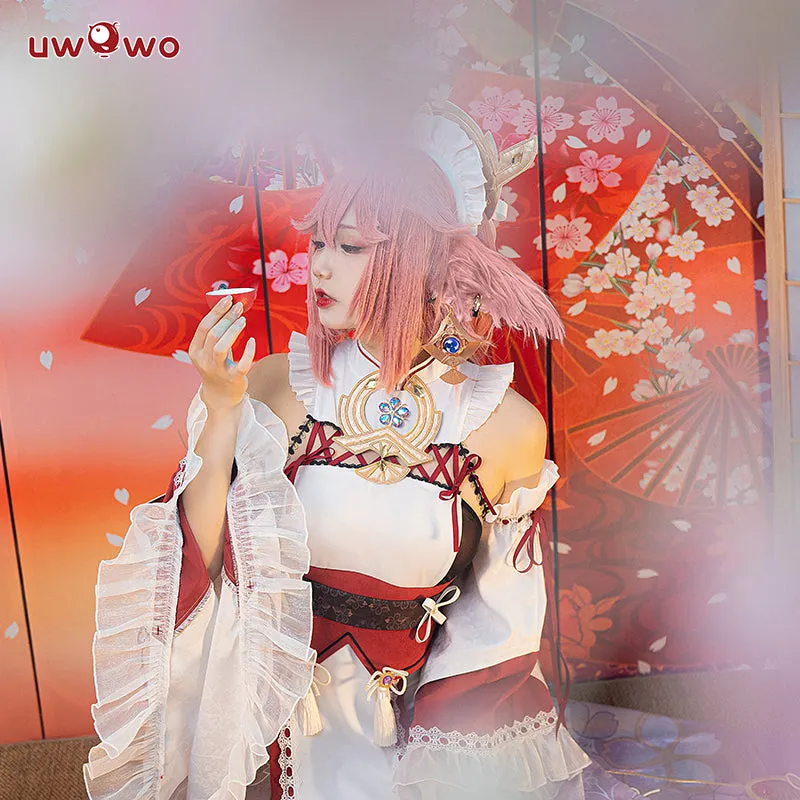 【In Stock】Exclusive Uwowo Genshin Impact Fanart Yae Miko Maid Dress Cosplay Costume