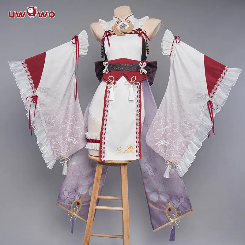 【In Stock】Exclusive Uwowo Genshin Impact Fanart Yae Miko Maid Dress Cosplay Costume