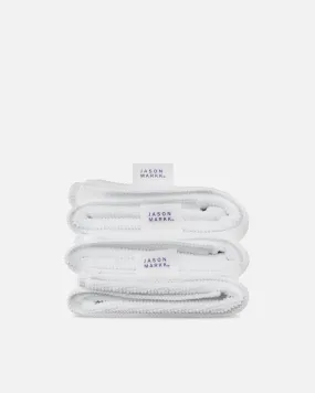 Jason Markk Premium Microfiber Towel 3 Pack White