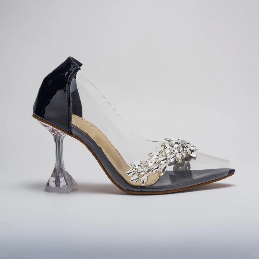 Julia Transparent Pumps