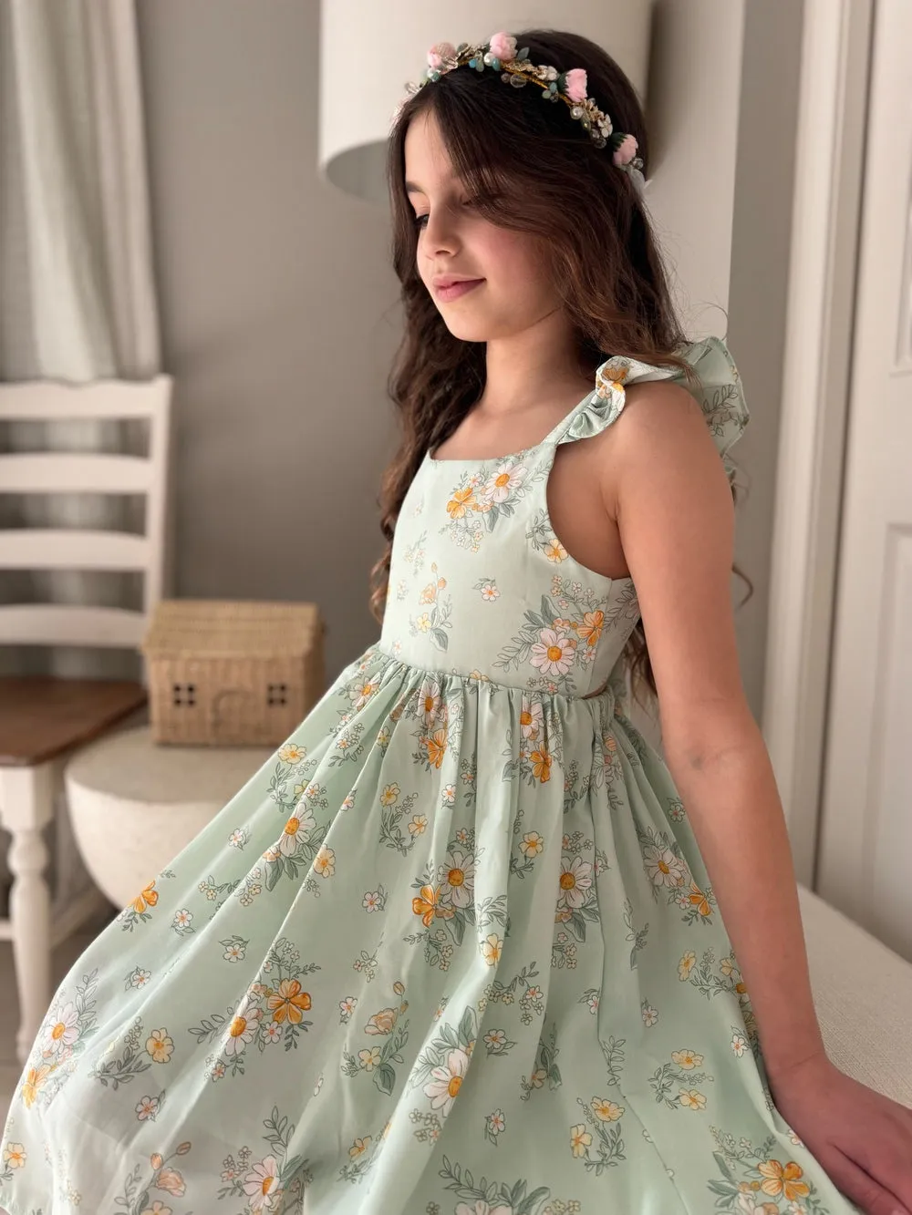 Katie Girls Floral Dress