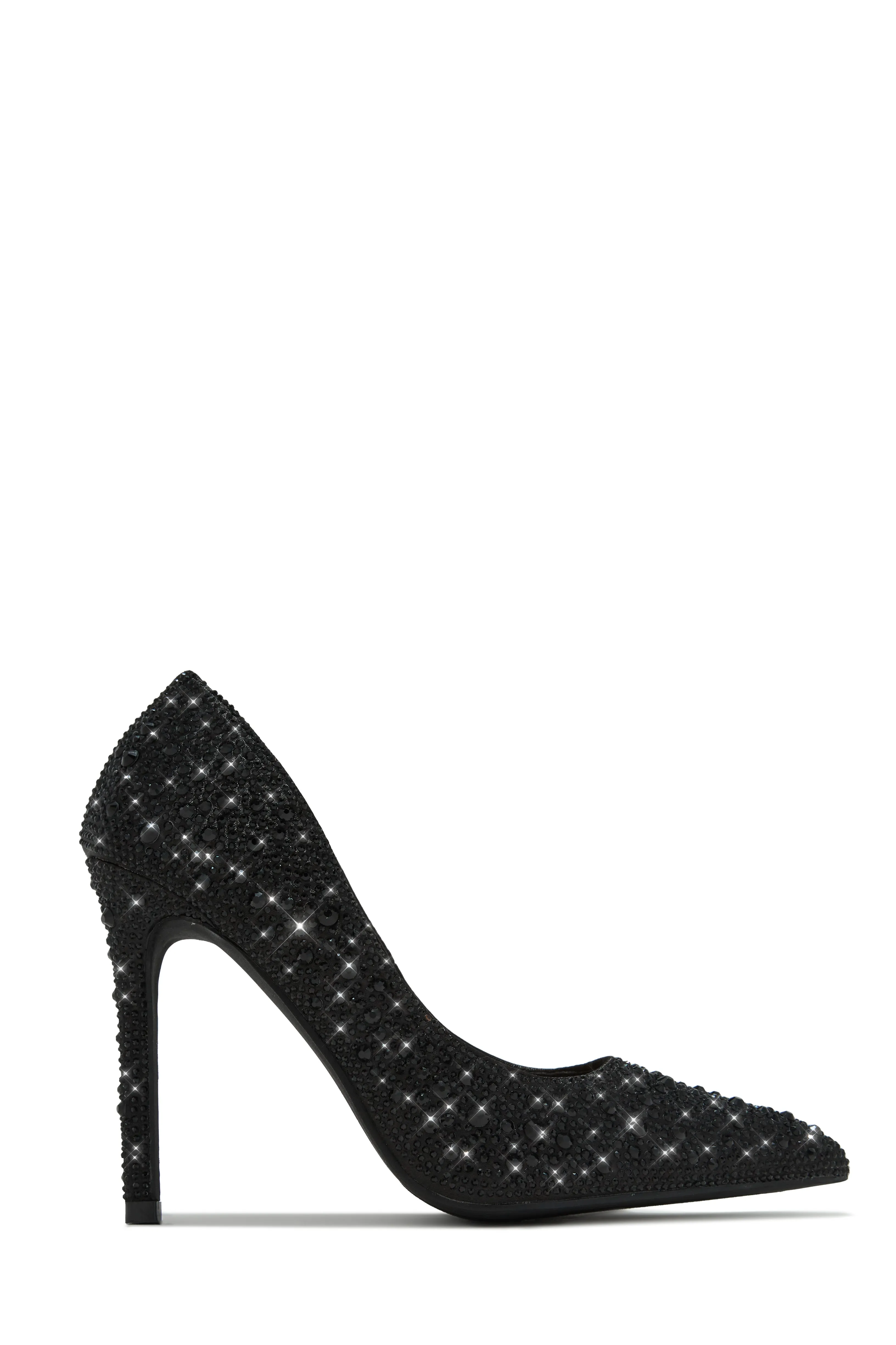 Kelly Embellished High Heel Pumps - Silver