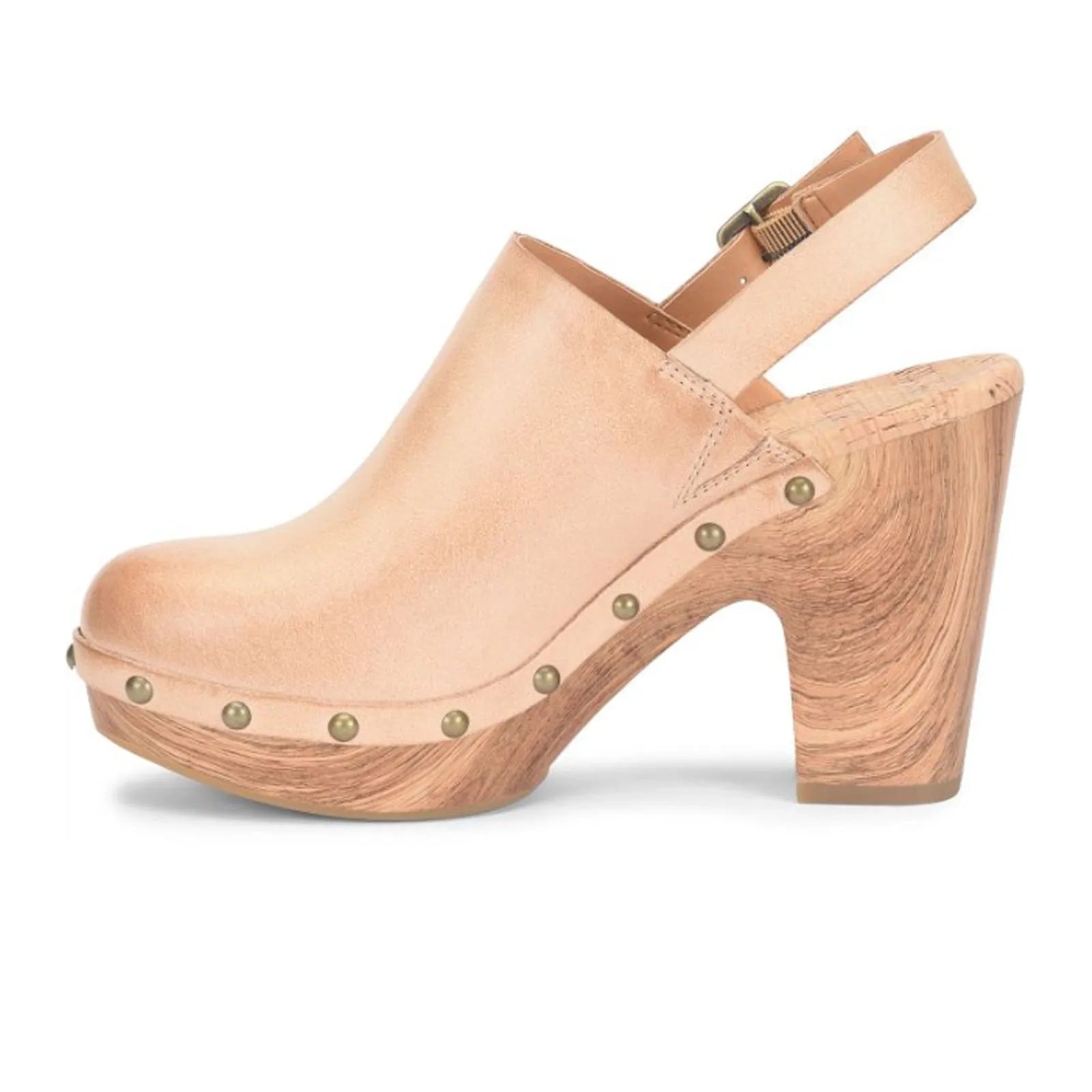 Kork-Ease Darby Heeled Clog (Women) - Natural (Nude)