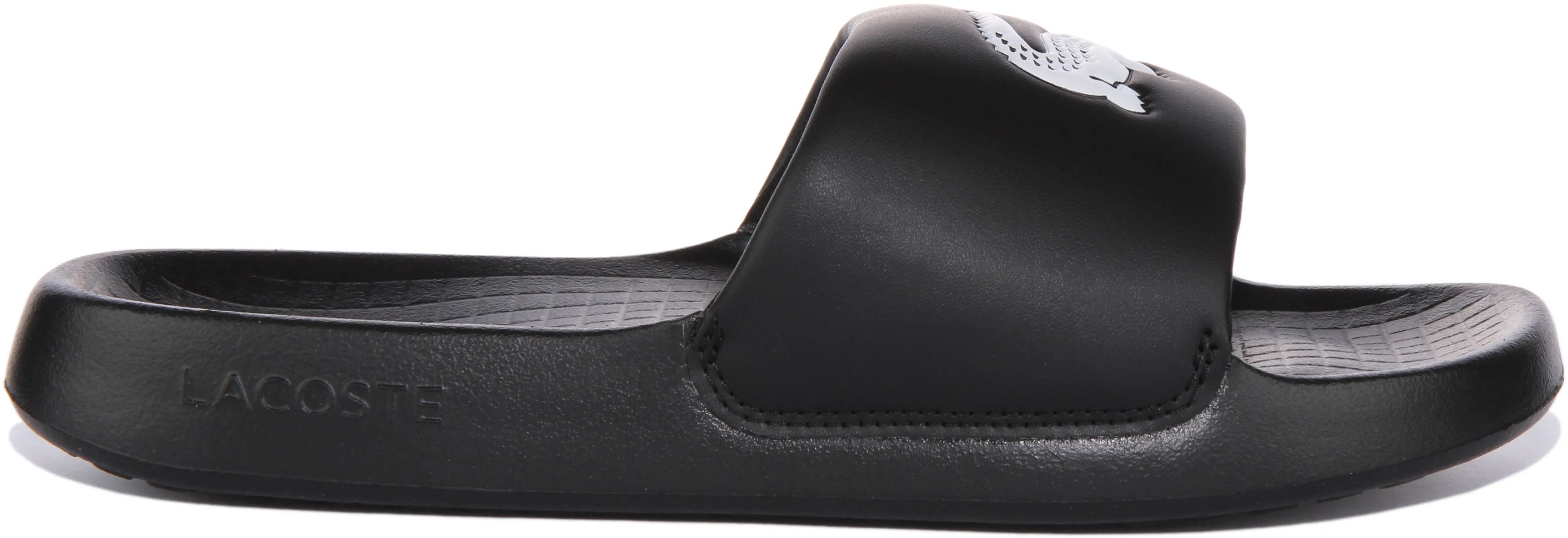 Lacoste Serve Slide In Black White For Men