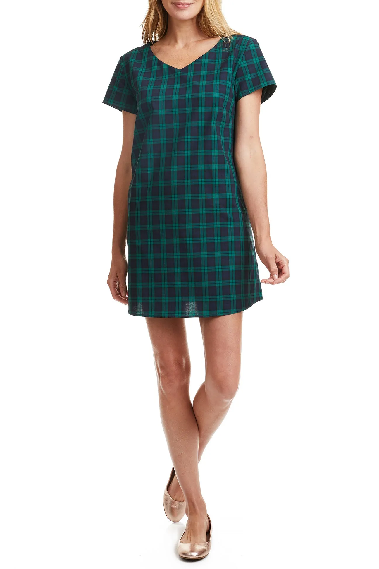 Ladies Oceanique Dress Blackwatch Tartan