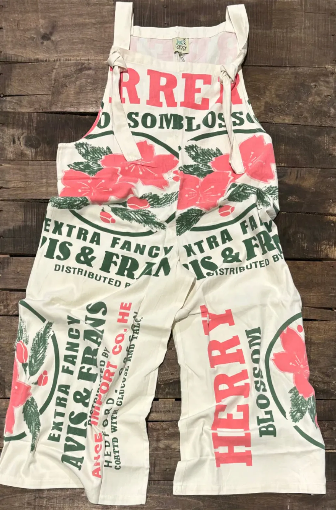 Market Fresh Overalls- Blossom