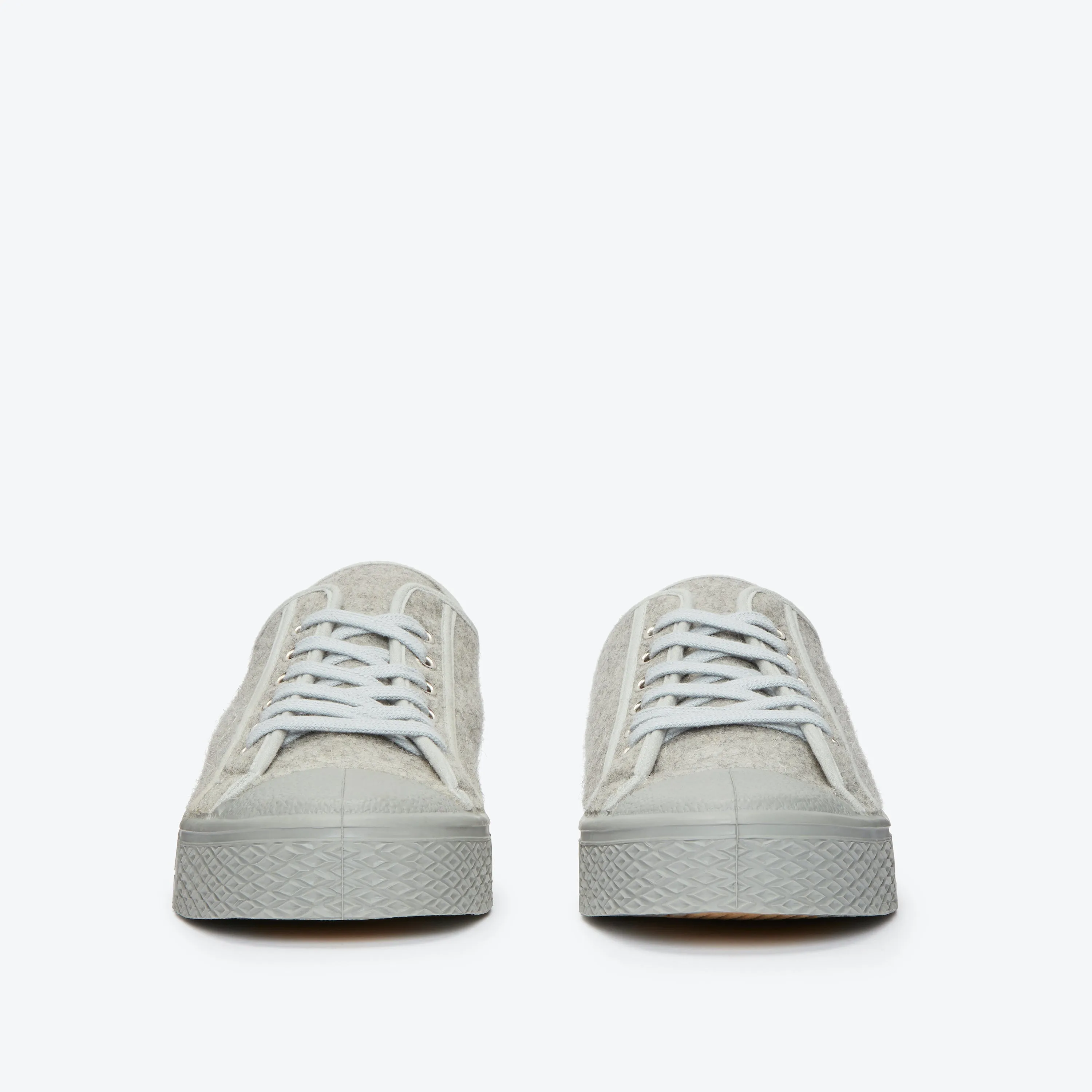 Military Felt Low Top - Grey