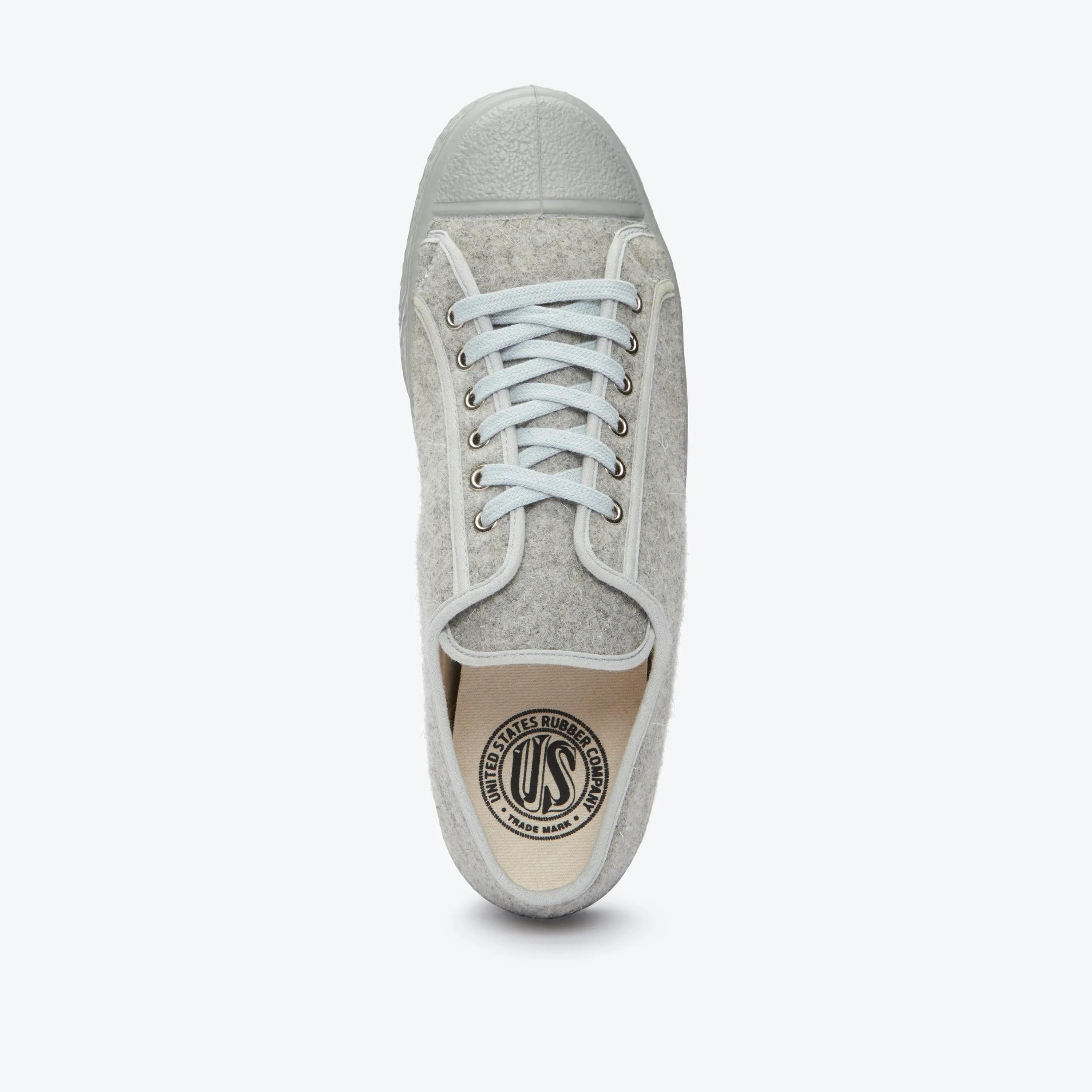 Military Felt Low Top - Grey