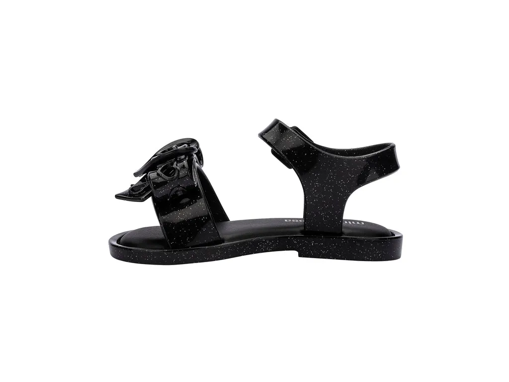 Mini Melissa Mar Baby Black Sandals