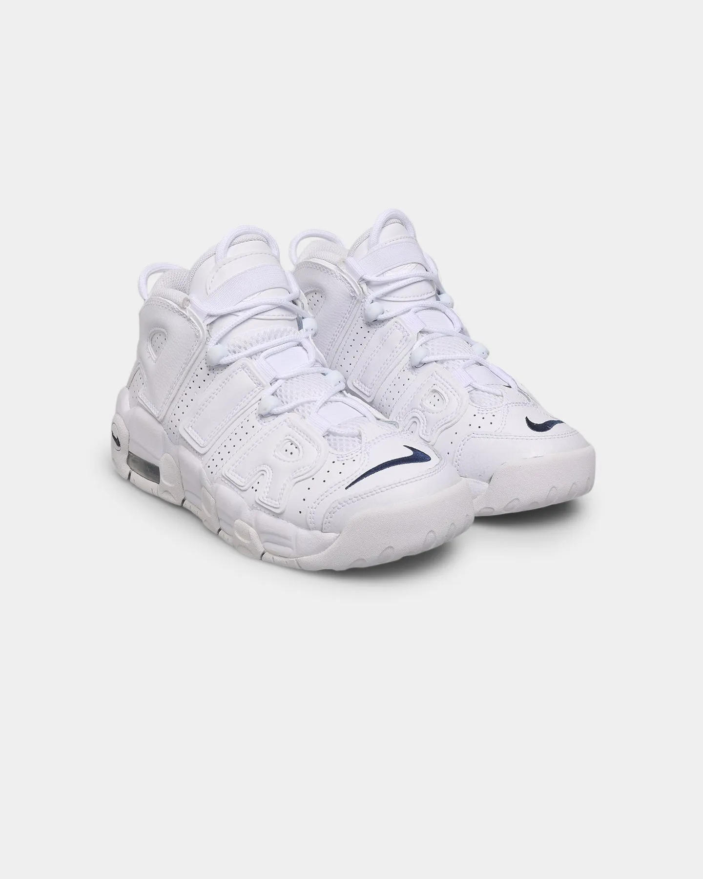 Nike Kid's Air More Uptempo (GS) White/Midnight Navy-White