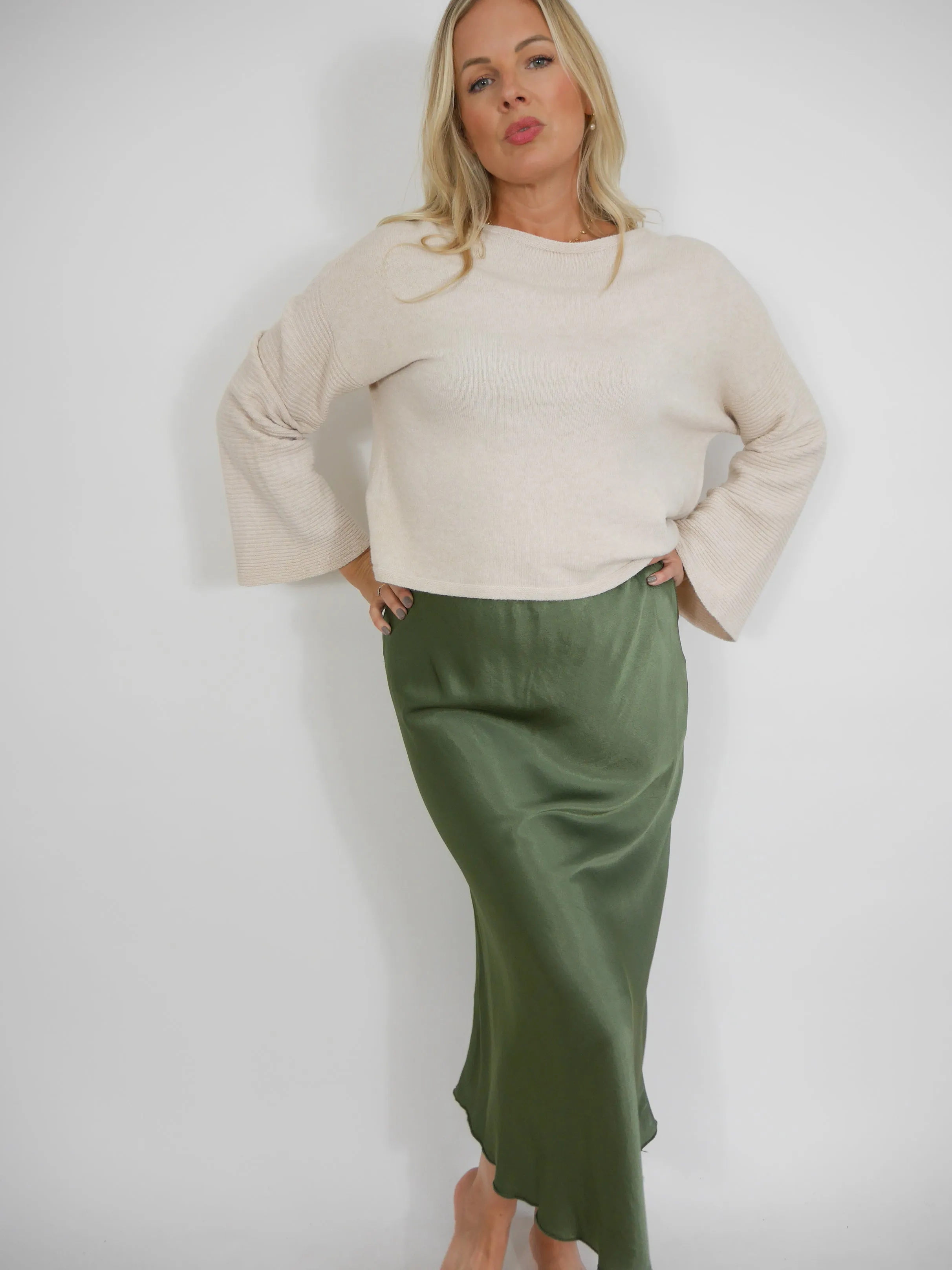 Nina Skirt Khaki