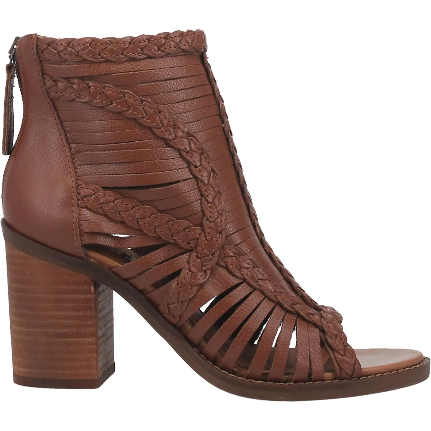 Online Exclusive | Dingo | Jeezy Leather Heeled Sandal in Tan  **PREORDER