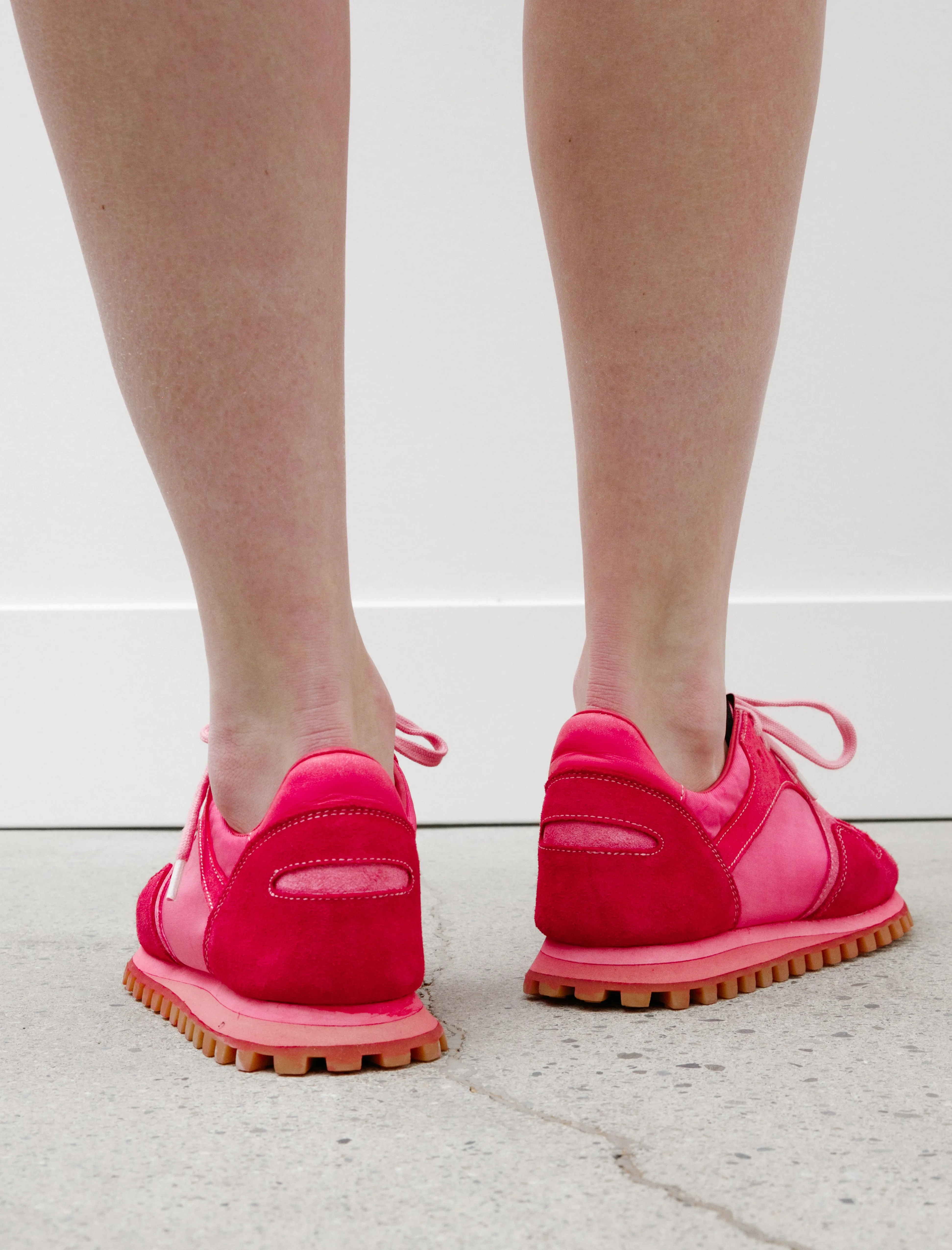 Overdyed Spalwart Sneakers Red