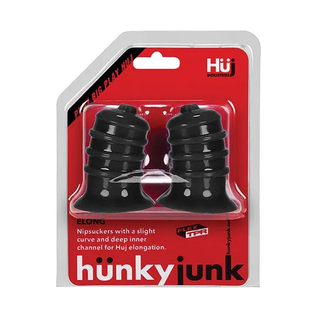 Oxballs - Huj Hunky Junk Elong Nipple Suckers (Black)