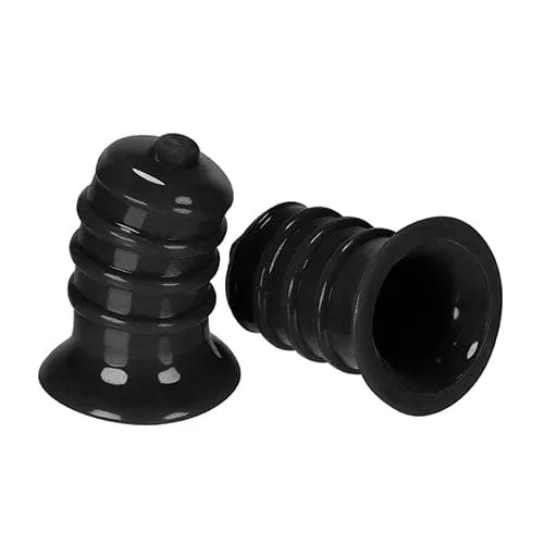 Oxballs - Huj Hunky Junk Elong Nipple Suckers (Black)