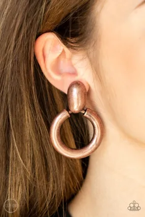 Paparazzi Earring ~ Ancient Artisan - Copper