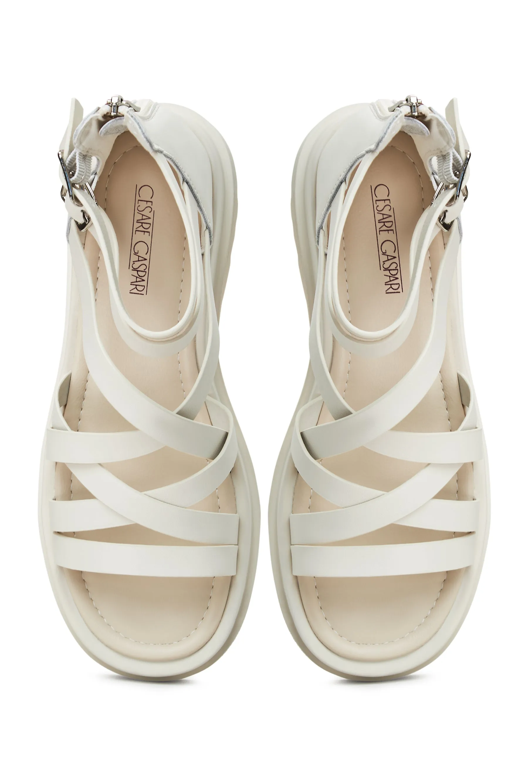 Platform Sandals Tatiana - White