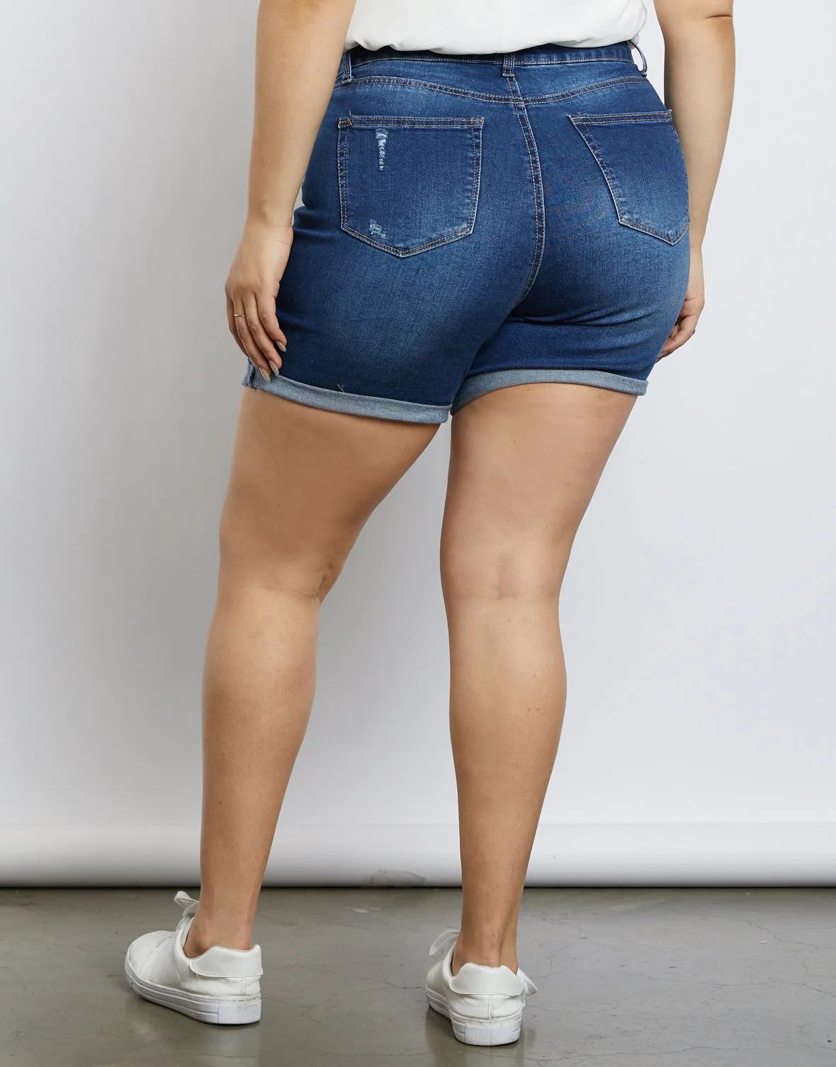 Plus Size Alex Midi Shorts