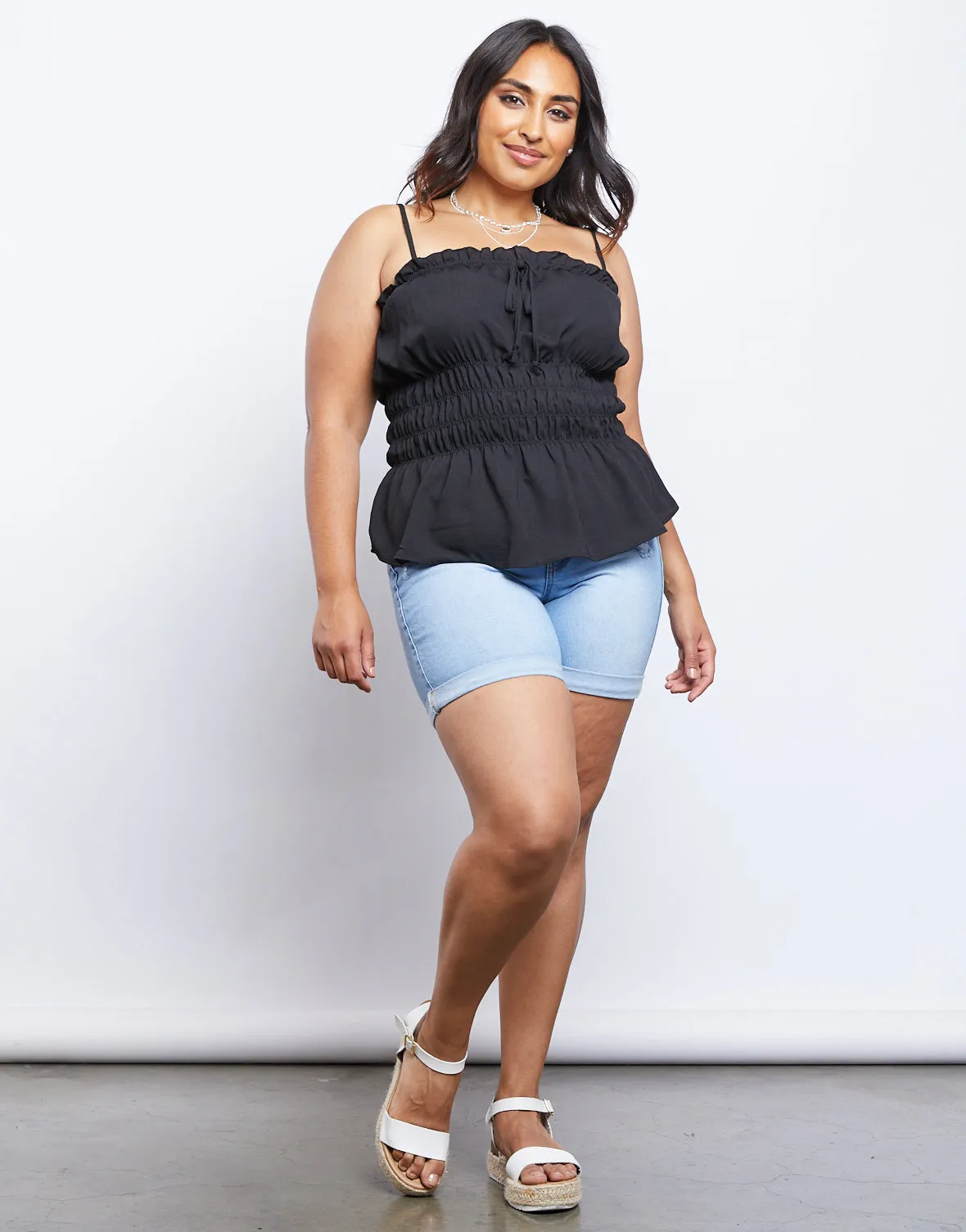 Plus Size Alex Midi Shorts