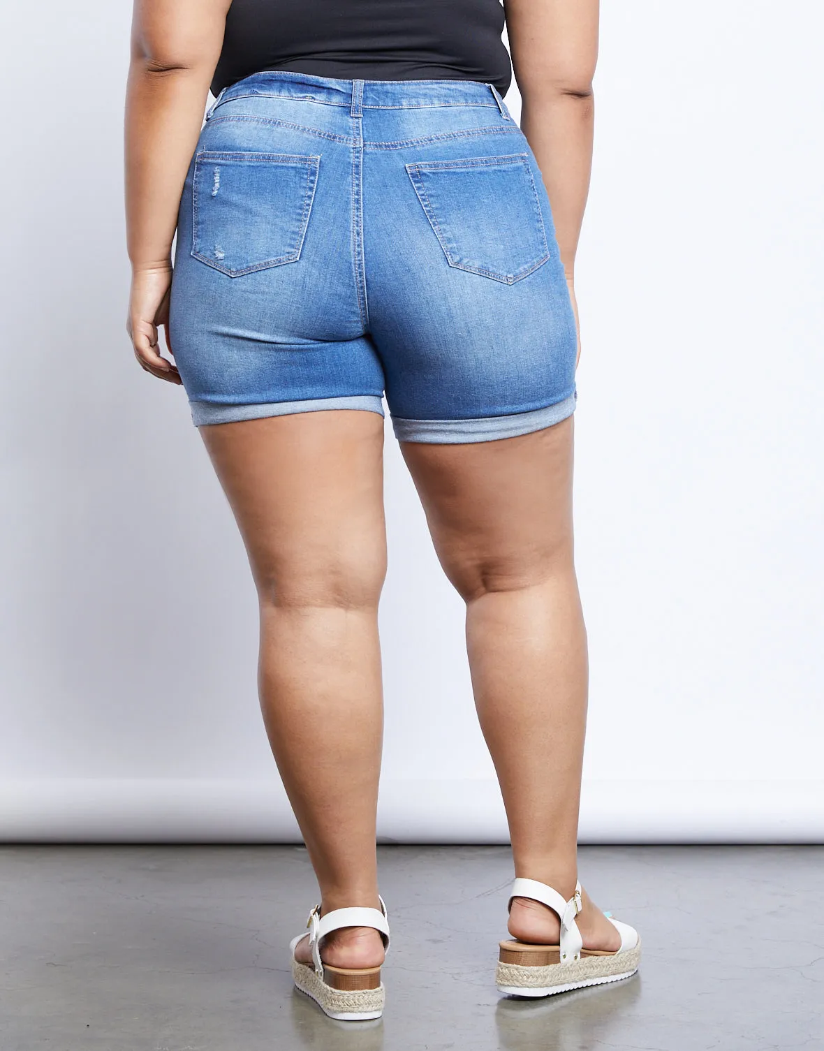 Plus Size Alex Midi Shorts