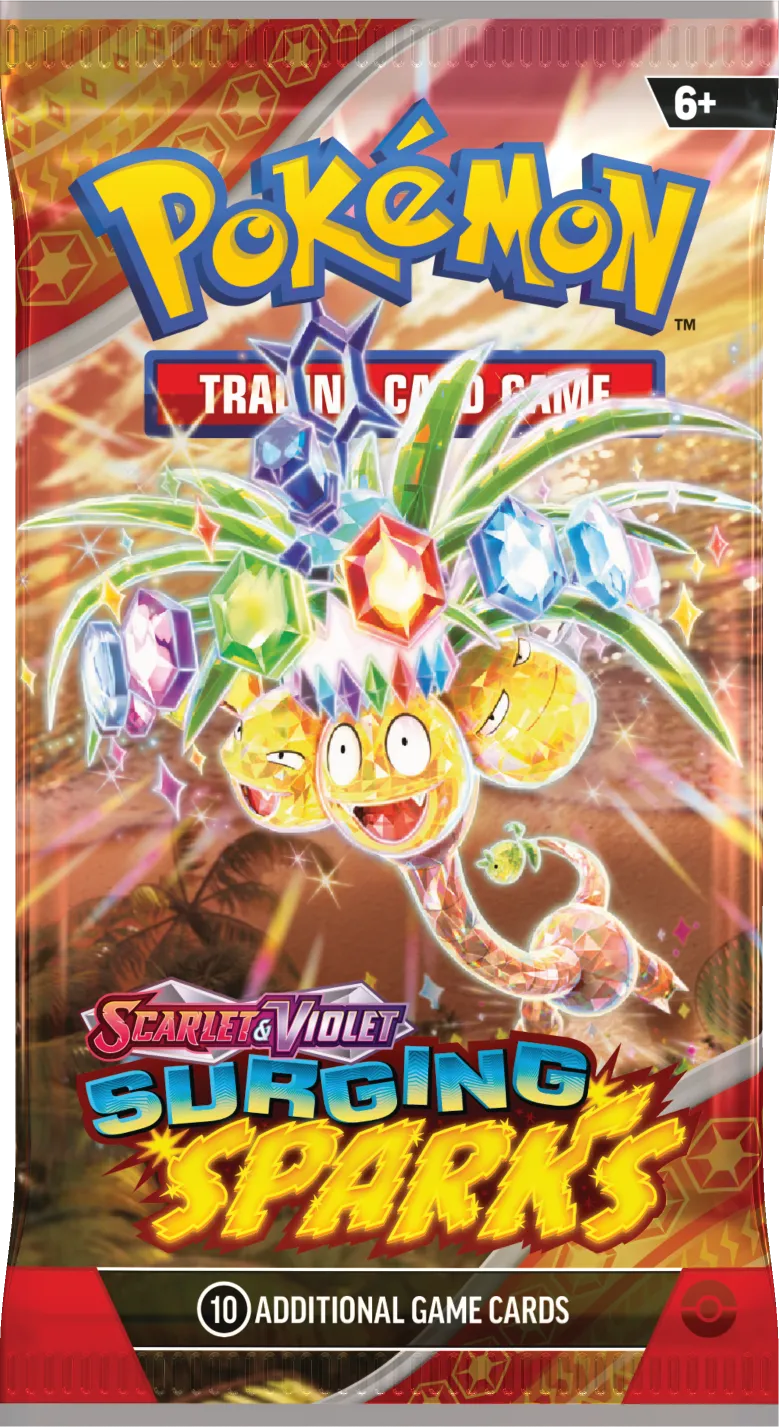 Pokemon Scarlet & Violet Surging Sparks Booster Pack | Alolan Exeggutor