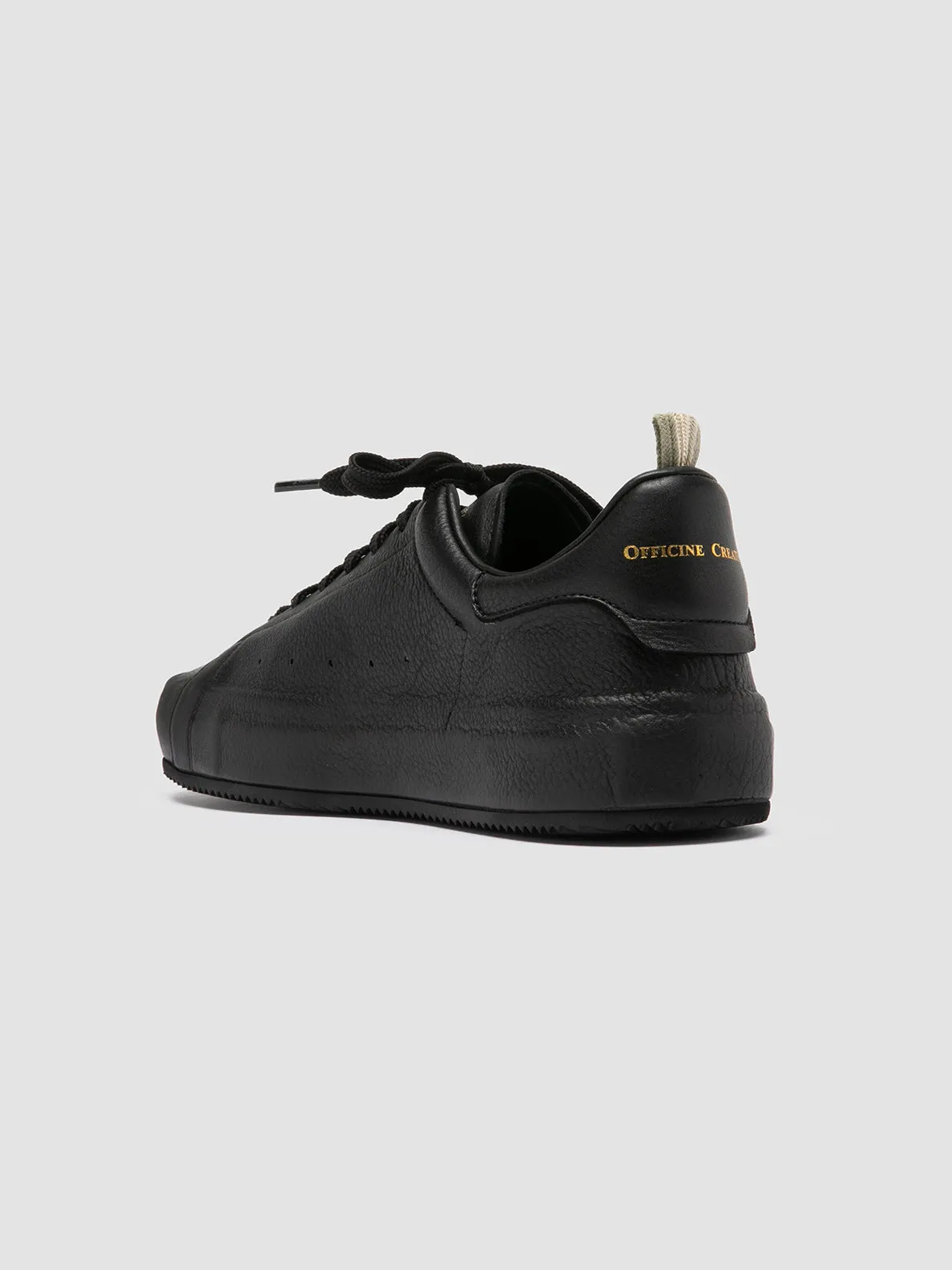 PRIMARY 101 - Black Leather Sneakers