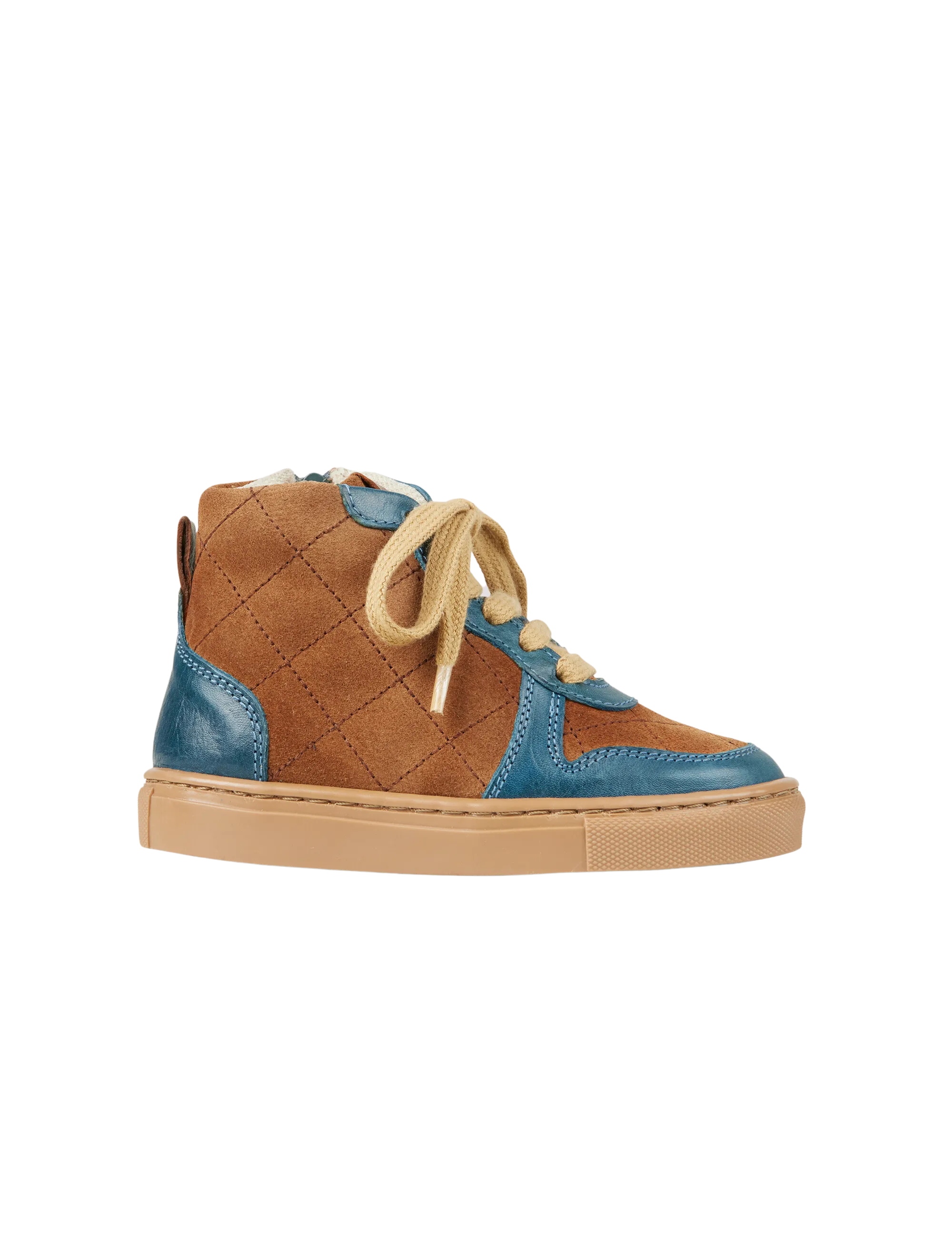 Quilted sneaker - Petroleum Blue