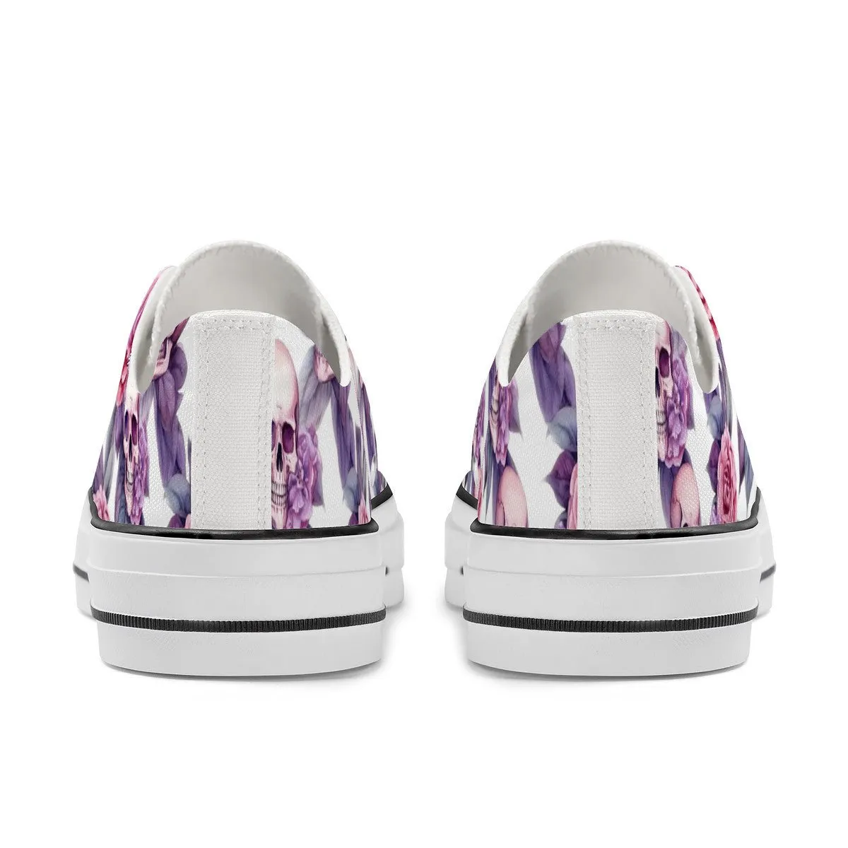 "Santa Purpura" Artist Exclusive  Classic Low Top Canvas Shoe